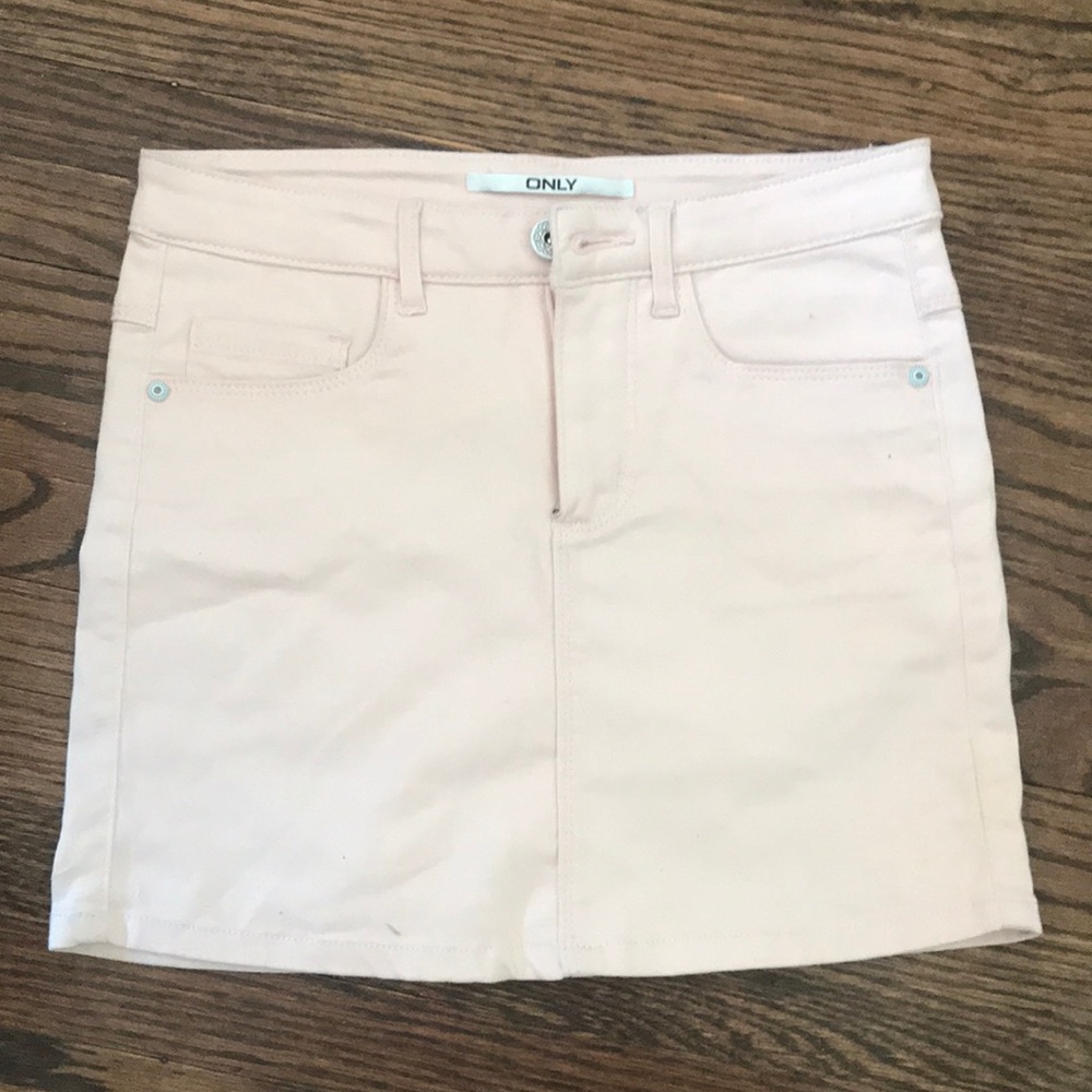 Pink Mini-Straight Only Skirt